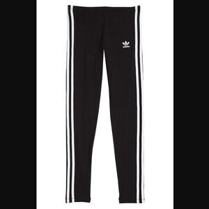 Adidas Originals Big‎ Girls 3-Stripes Legging Size Medium